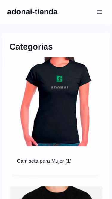 Screenshot of adonai.tienda