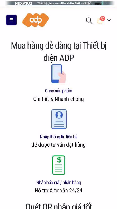 Screenshot of adp.net.vn