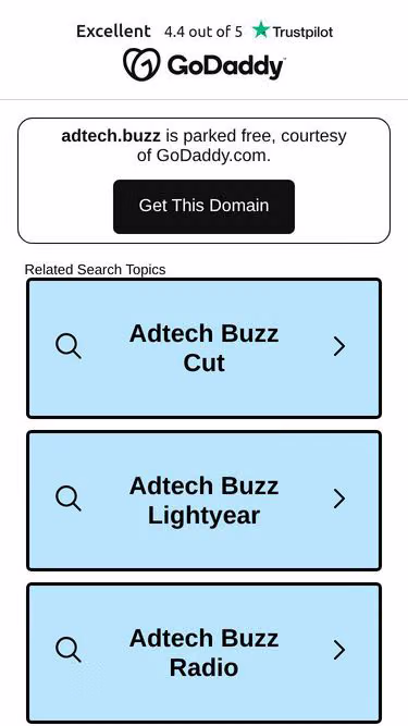 Screenshot of adtech.buzz