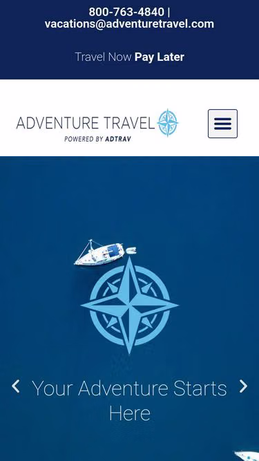 Screenshot of adventuretravel.com