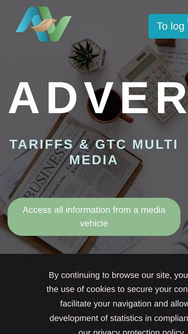 Screenshot of advert.media
