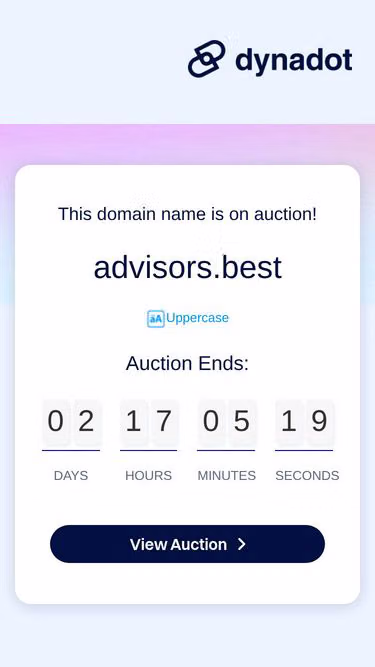 Screenshot of advisors.best
