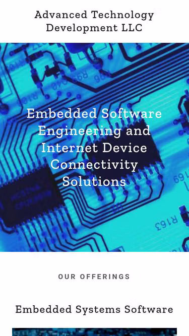 Screenshot of advtech.dev