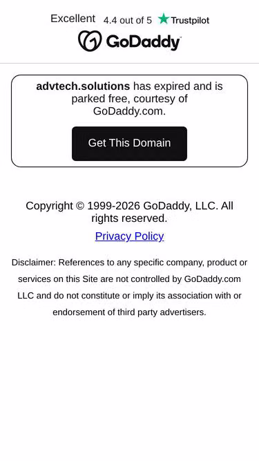 Screenshot of advtech.solutions