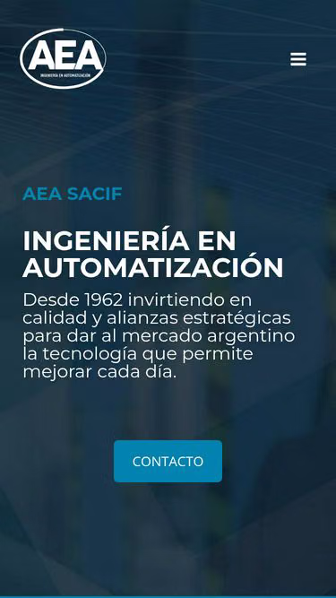 Screenshot of aea.com.ar