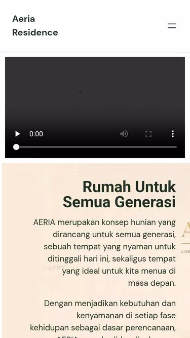 Screenshot of aeria.id