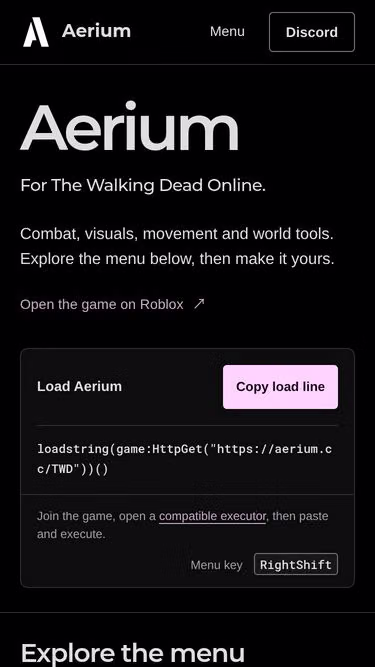 Screenshot of aerium.cc