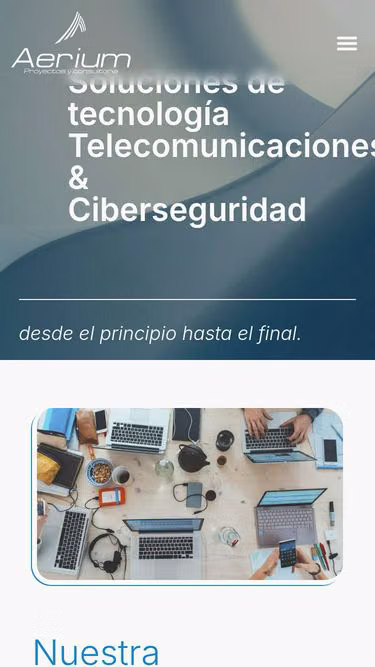 Screenshot of aerium.es