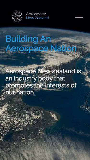 Screenshot of aerospace.org.nz