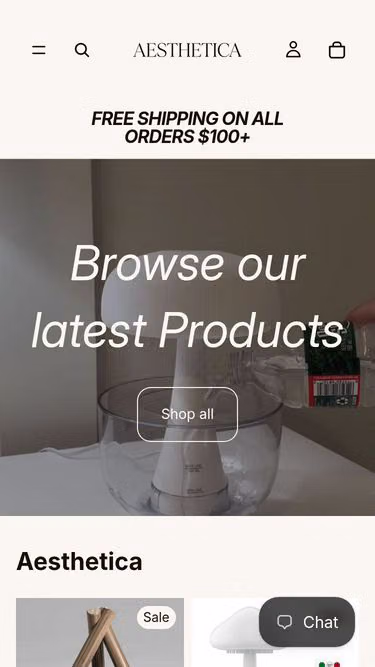 Screenshot of aesthetica.com.co