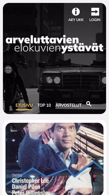 Screenshot of aey.fi