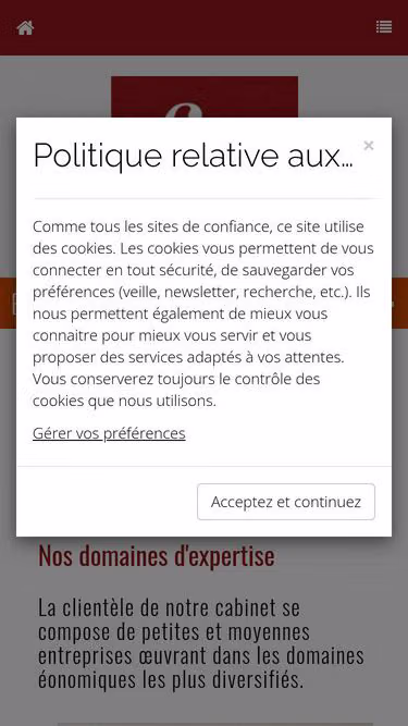 Screenshot of afec.eu