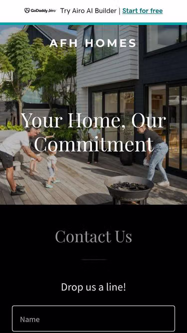 Screenshot of afh.homes