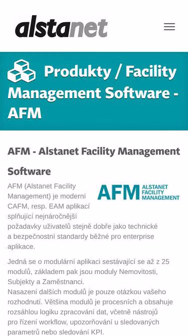 Screenshot of afm.cz