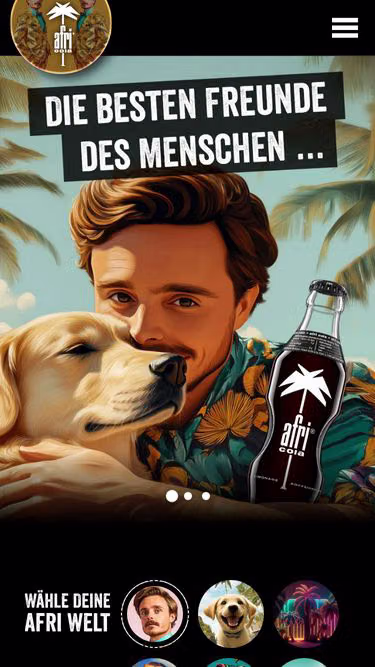 Screenshot of afri.de