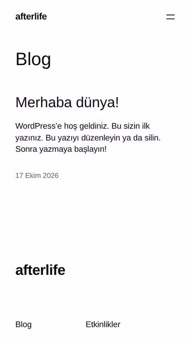 Screenshot of afterlife.com.tr