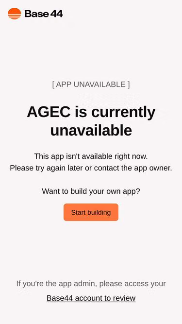 Screenshot of agec.ai