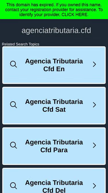Screenshot of agenciatributaria.cfd