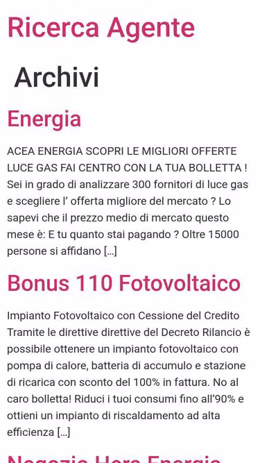 Screenshot of agente.biz