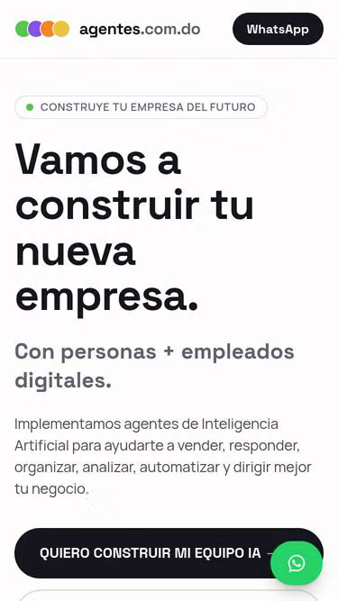 Screenshot of agentes.com.do