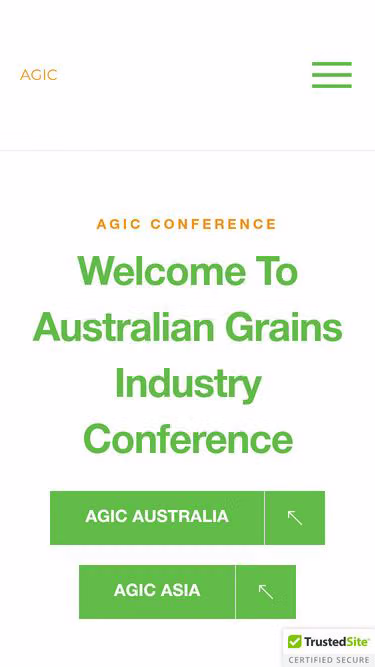 Screenshot of agic.org.au