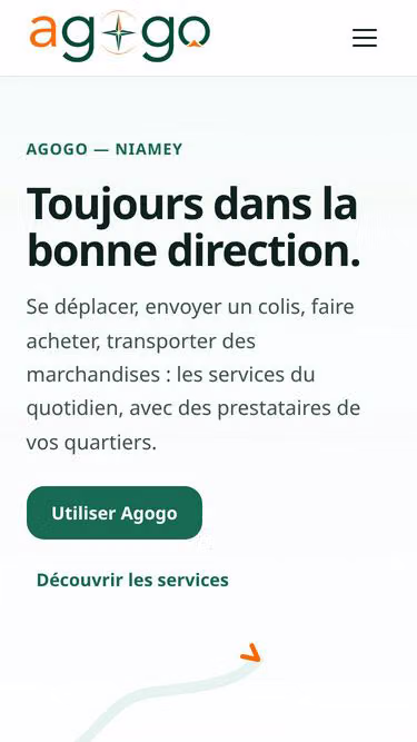 Screenshot of agogo.tech