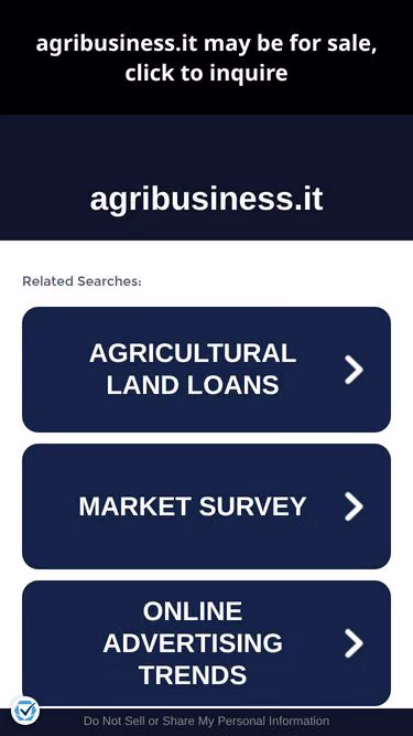Screenshot of agribusiness.it