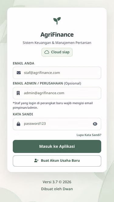 Screenshot of agrifinance.my.id