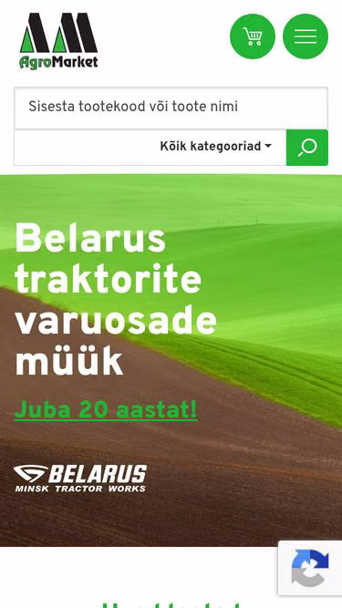 Screenshot of agromarket.ee