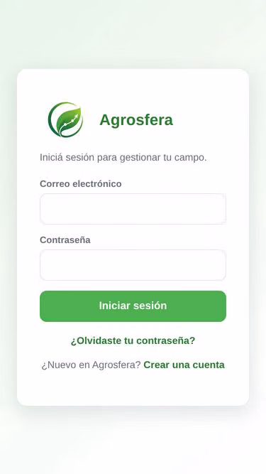 Screenshot of agrosfera.app