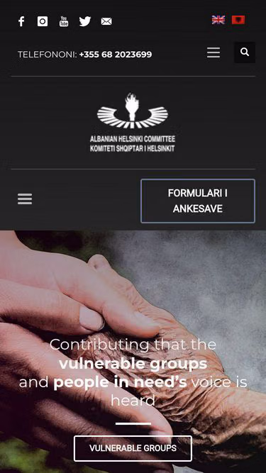 Screenshot of ahc.org.al