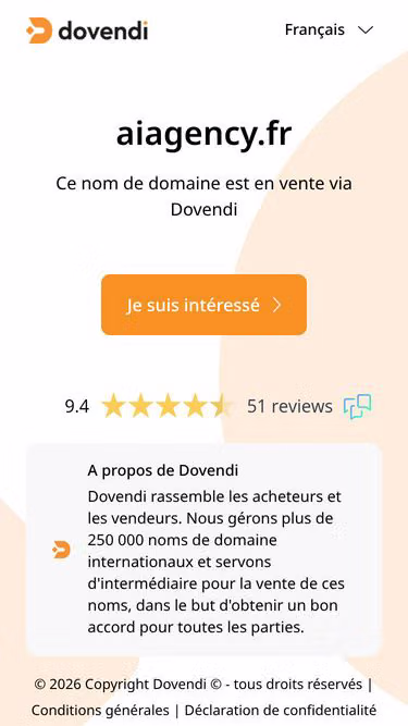 Screenshot of aiagency.fr