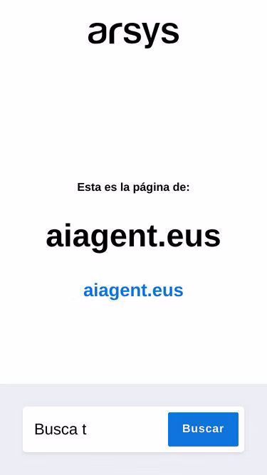 Screenshot of aiagent.eus