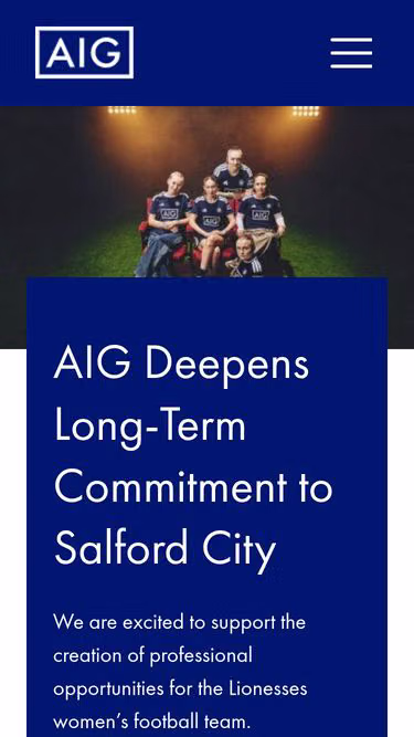 Screenshot of aig.ua