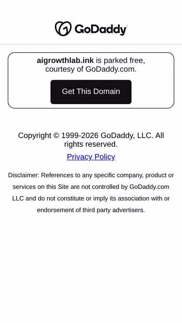 Screenshot of aigrowthlab.ink
