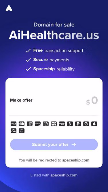 Screenshot of aihealthcare.us