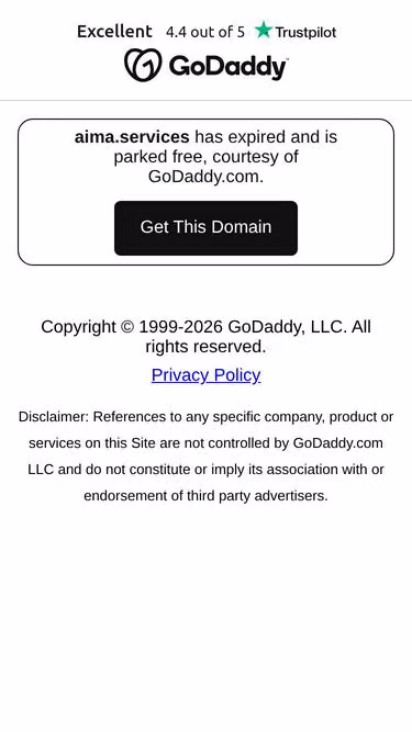 Screenshot of aima.services