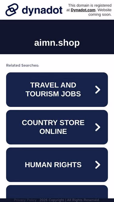 Screenshot of aimn.shop