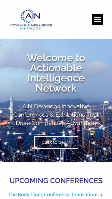 Screenshot of ain.events
