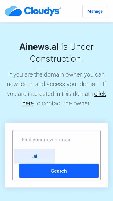 Screenshot of ainews.al