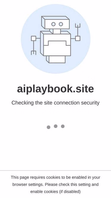 Screenshot of aiplaybook.site