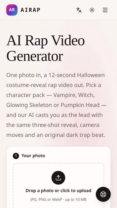 Screenshot of airap.online