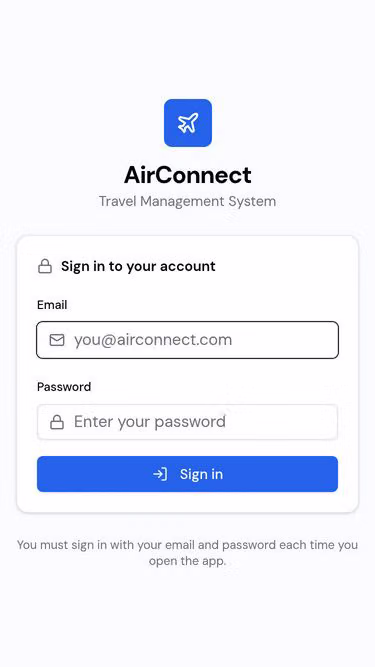 Screenshot of airconnect.cc