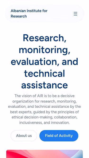 Screenshot of airesearch.al