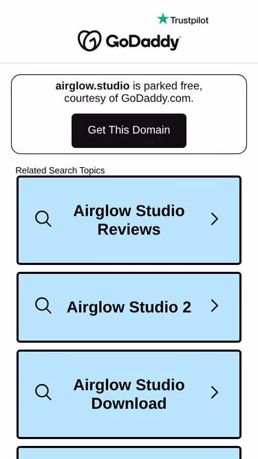 Screenshot of airglow.studio