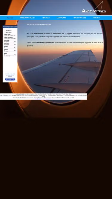 Screenshot of airmasters.fr