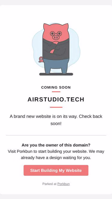 Screenshot of airstudio.tech