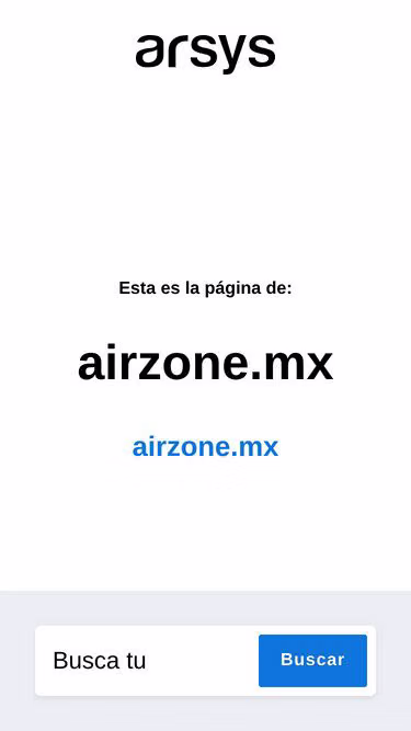 Screenshot of airzone.mx