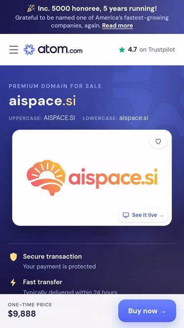Screenshot of aispace.si