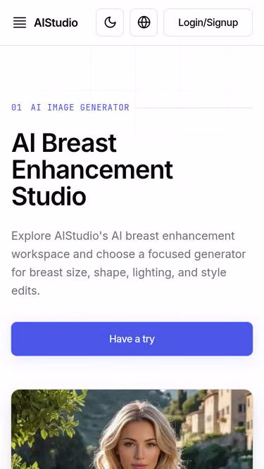 Screenshot of aistudio.pics
